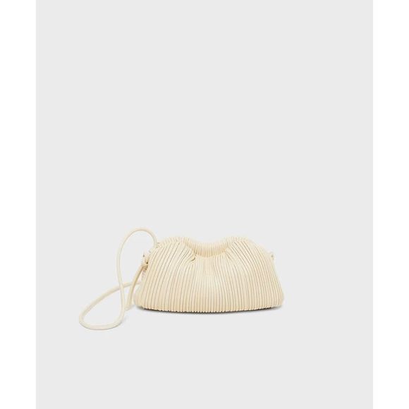 *SALE* Mansur Gavriel Crema Cloud Clutch EUC $795 - Picture 1 of 13